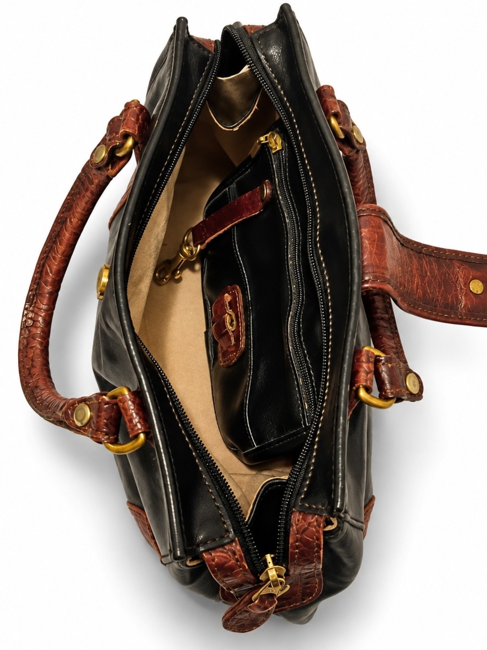 Vintage Brahmin shoulder Bag - Tucson Collection. - Picture 6 of 9